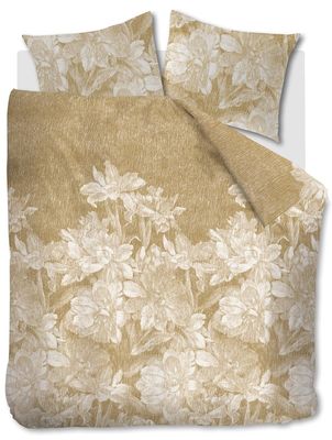 At Home by Beddinghouse Pencil Rain Dekbedovertrek Ochre