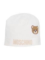 Moschino Kids bonnet à imprimé Teddy Bear - Blanc - thumbnail