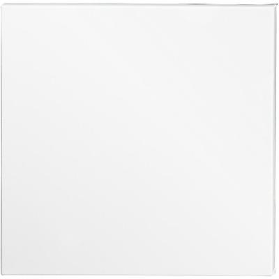 Creativ Company Canvas, d: 1.6 cm, afm 50x50 cm, 360 gr, wit, 5 stuk/ 1 doos