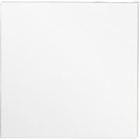 Creativ Company Canvas, d: 1.6 cm, afm 50x50 cm, 360 gr, wit, 5 stuk/ 1 doos