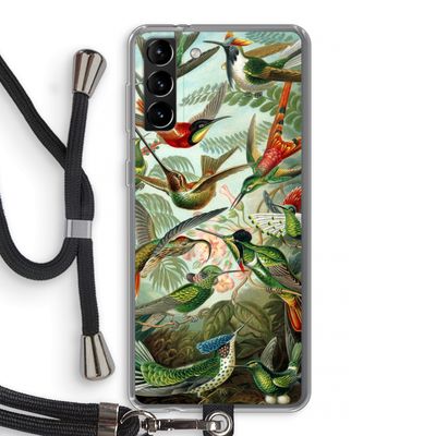 Haeckel Trochilidae: Samsung Galaxy S21 Plus Transparant Hoesje met koord