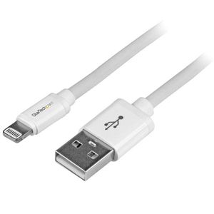 StarTech.com 2 m lange witte Apple 8-polige Lightning-connector-naar-USB-kabel voor iPhone / iPod / iPad