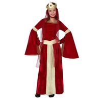 Middeleeuwse verkleedset Eleanor  voor meisjes 140 (10-12 jaar)  -