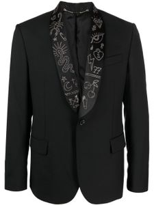 John Richmond blazer Rotrol en laine vierge - Noir