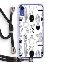 Cactusmotief: Honor Play 8A Transparant Hoesje met koord
