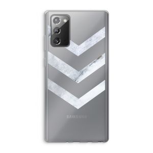 Marmeren pijlen: Samsung Galaxy Note 20 / Note 20 5G Transparant Hoesje