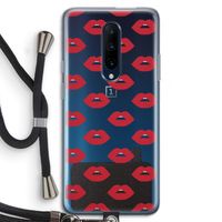Lips: OnePlus 7 Pro Transparant Hoesje met koord