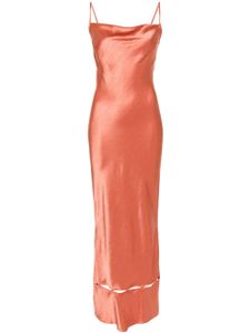 Nanushka robe longue Renny - Orange