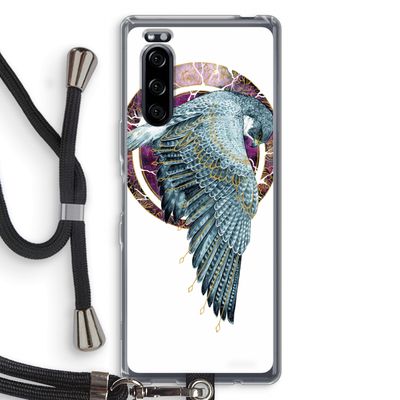 Golden Falcon: Sony Xperia 5 Transparant Hoesje met koord
