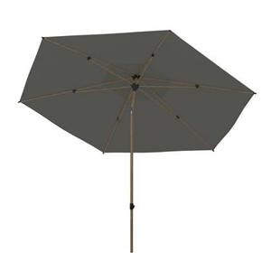 4 Seasons Azzurro parasol Ø300 cm antraciet solefin - houtlook frame