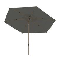 4 Seasons Azzurro parasol Ø300 cm antraciet solefin - houtlook