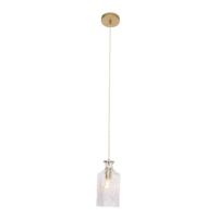 Mexlite hanglamp Grazio glass - messing - - 3495ME