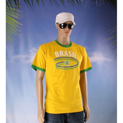 Feestartikelen geel Brasil shirt