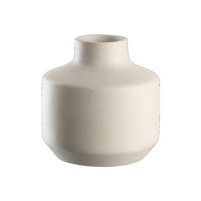 Leonardo Vaas keramiek 18 cm cream speckled