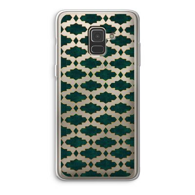 Moroccan tiles: Samsung Galaxy A8 (2018) Transparant Hoesje