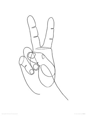 Peace Art Print Louise Nisbet 30x40cm Peace Art Print Louise Nisbet 30x40cm