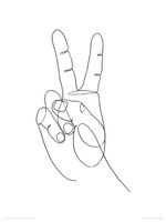 Peace Art Print Louise Nisbet 30x40cm - thumbnail