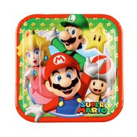 Super Mario bordjes taart, 8st.