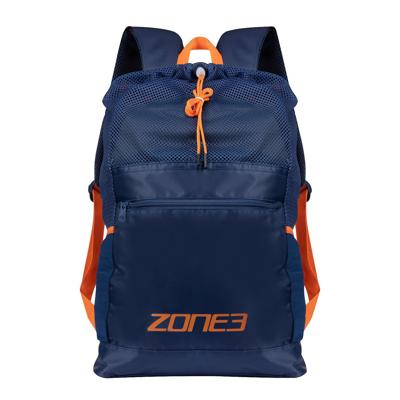 Zone3 large mesh training backpack navy/orange