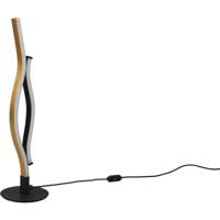 LED Tafellamp - Tafelverlichting - Trion Eliftwo - 8W - Aanpasbare kleur - Dimbaar - Messing Mat - Metaal