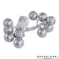 Christmas Snooz silver iron ball light chain LED - thumbnail