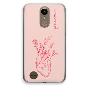 Blooming Heart: LG K10 (2017) Transparant Hoesje