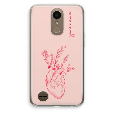 Blooming Heart: LG K10 (2017) Transparant Hoesje