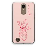 Blooming Heart: LG K10 (2017) Transparant Hoesje