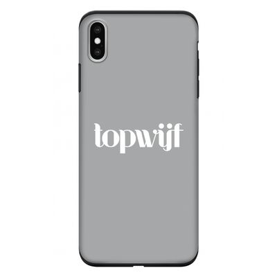 Topwijf Grijs Wit: iPhone XS Max Tough Case