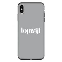 Topwijf Grijs Wit: iPhone XS Max Tough Case