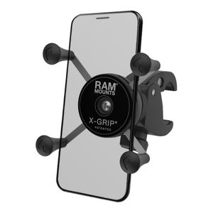RAM Mount X-Grip® Phone Mount met Low-Profile RAM® Small Tough-Claw™ RAM-HOL-UN7-400-1U