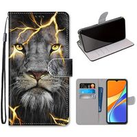 Style Series Xiaomi Redmi 9C, Redmi 9C NFC Wallet Case - Leeuw