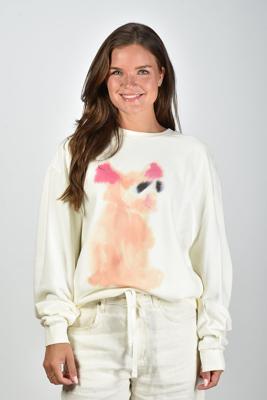 Wild Animals trui Cat 2 WA2-ASOW-C2 creme