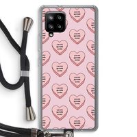 Chicks before dicks: Samsung Galaxy A42 5G Transparant Hoesje met koord