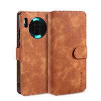 Voor Huawei mate 30 DG. MING retro olie kant horizontale flip case met houder & kaartsleuven & portemonnee (bruin)