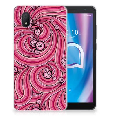Alcatel 1B (2020) | Hoesje maken | Swirl Pink
