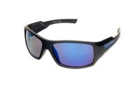 Kost zonnebril unisex zwart/blauw (H66) - thumbnail