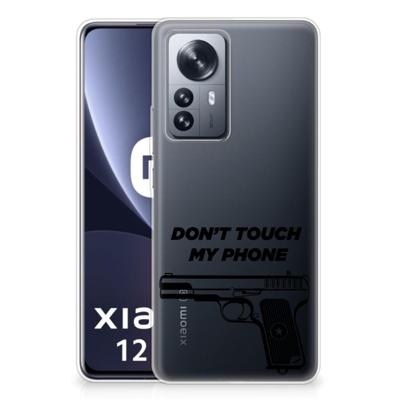 Xiaomi 12 Pro Silicone-hoesje Pistol DTMP Xiaomi 12 Pro Silicone-hoesje Pistol DTMP