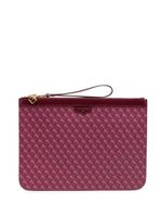 TAMMY & BENJAMIN pochette XL à motif monogrammé - Rouge