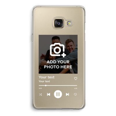Music Player: Samsung A3 (2017) Transparant Hoesje