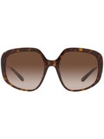 Dolce & Gabbana Eyewear lunettes de soleil DG Light à monture oversize - Marron - thumbnail