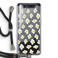 Spiegeleitjes: Samsung Galaxy A80 Transparant Hoesje met koord