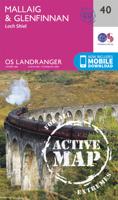 Wandelkaart - Topografische kaart 40 Landranger Active Mallaig / Glenfinnan | Ordnance Survey Wandelkaart - Topografische kaart 40 Landranger Active Mallaig / Glenfinnan | Ordnance Survey