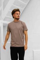 Richesse Essential T-Shirt Heren Lichtbruin - Maat M - Kleur: Lichtbruin | Soccerfanshop