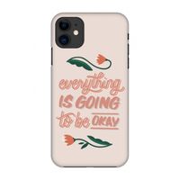 Optimistic flower girl: Volledig geprint iPhone 11 Hoesje