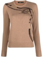 Lauren Ralph Lauren Janitra cotton-blend jumper - Tons neutres