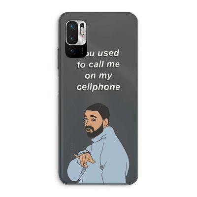 Hotline bling: Xiaomi Redmi Note 10 5G Transparant Hoesje