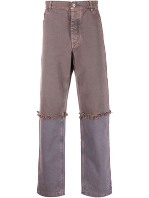 Marcelo Burlon County of Milan jean à coupe droite - Violet