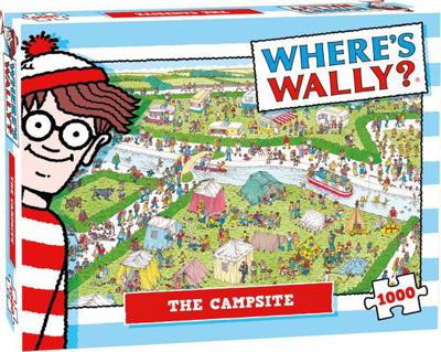 Puzzel Where's Wally Campsite 1000 st - Plenty gifts spellen