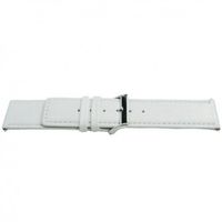 Horlogeband Universeel M505 Leder Wit 32mm